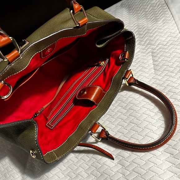 DOONEY & BOURKE Pebble Grain Zip Satchel with Magnetic Snap Closure……. - Picture 14 of 17